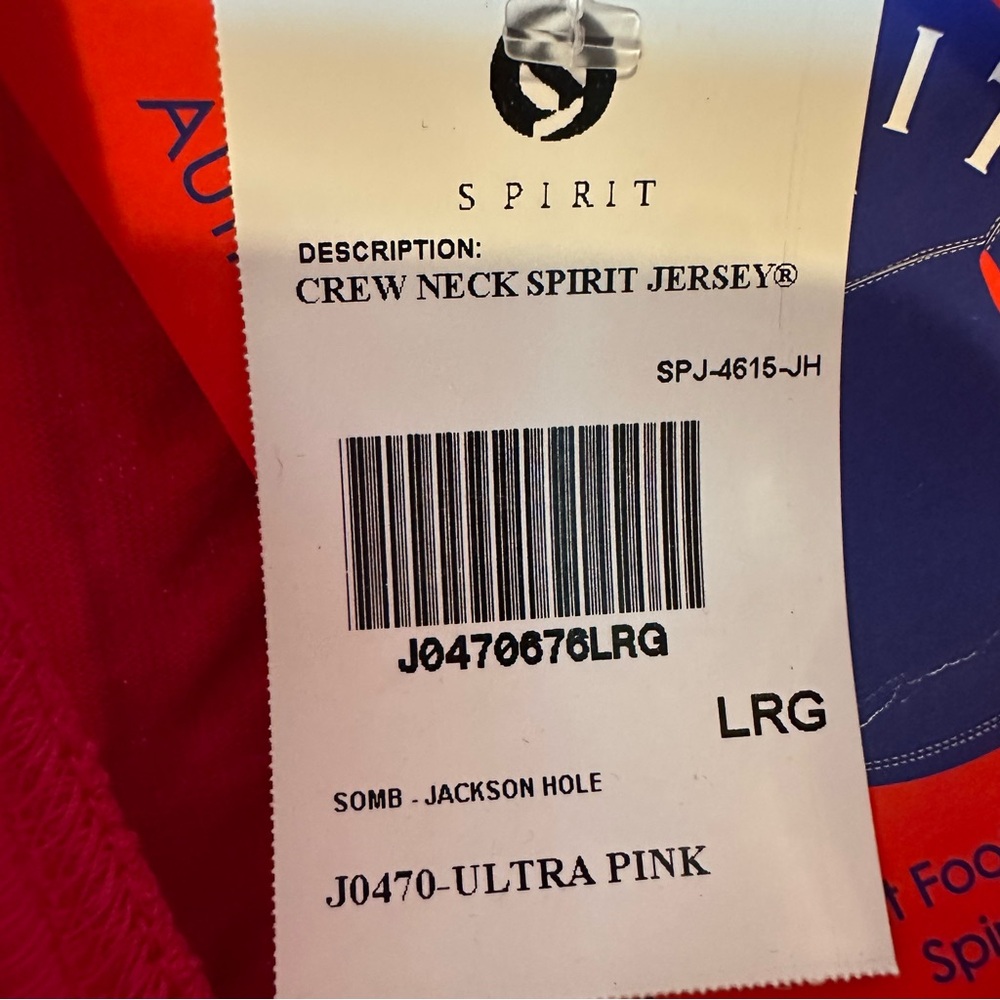 Spirit Jersey Crew Neck Jackson Hole Wyoming Long Sleeve Shirt Size Large - Picture 6 of 6